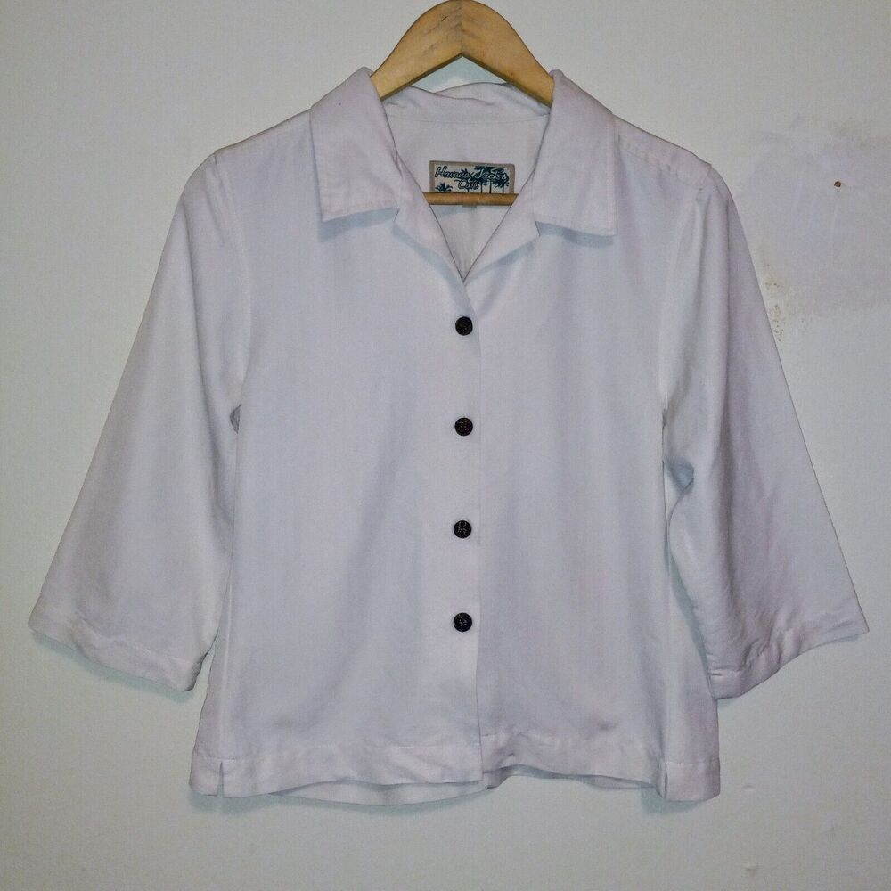Havana Jacks Cafe Short Lightweight Jacket-Medium-Wooden Buttons-Bracelet Sleeve